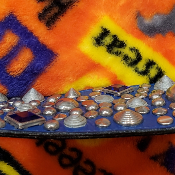 Chad Calvin Leather Blue Belt Size 26 - Picture 6 of 7